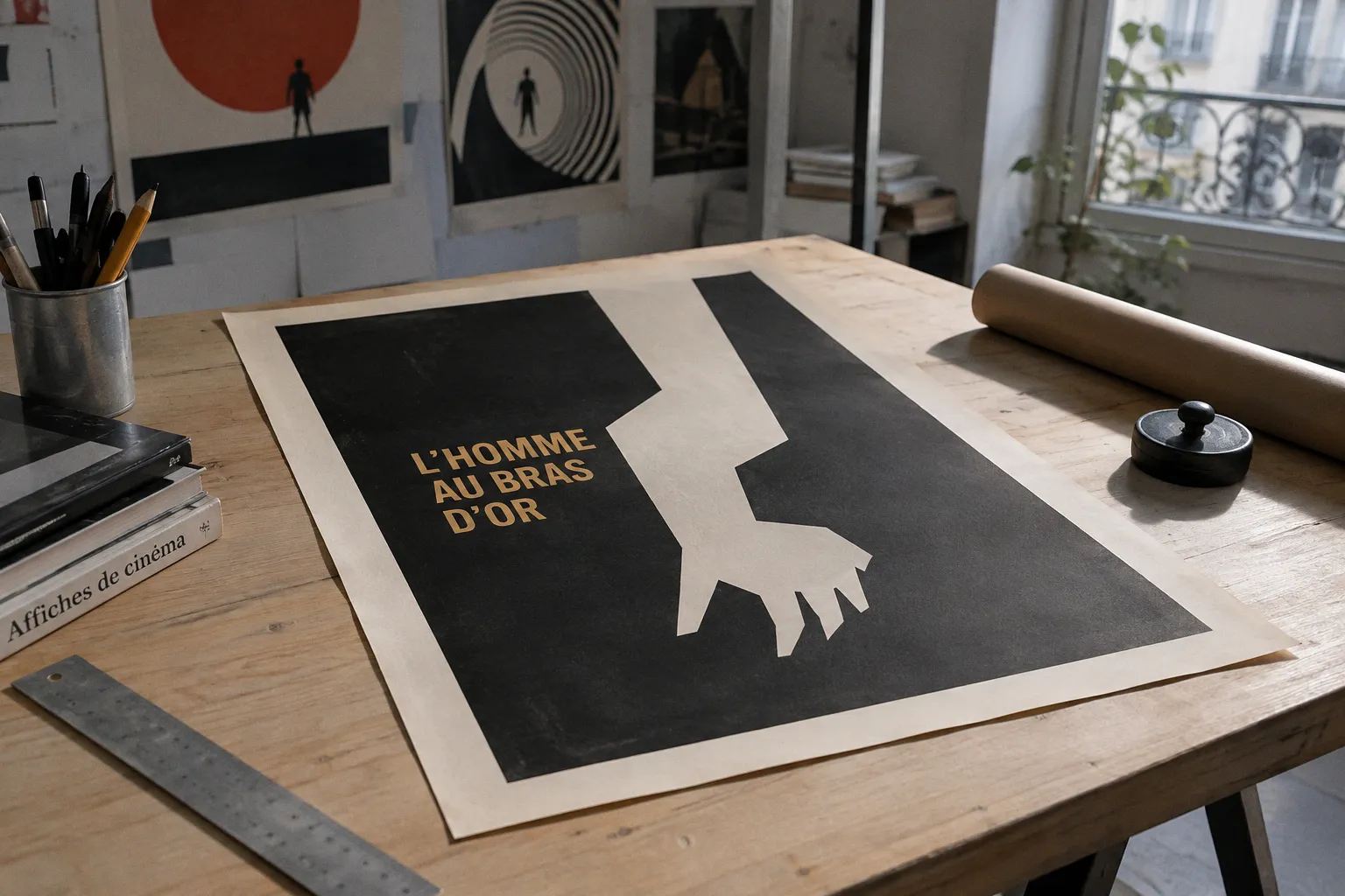 Affiches minimalistes : le pari graphique d'un collectionneur