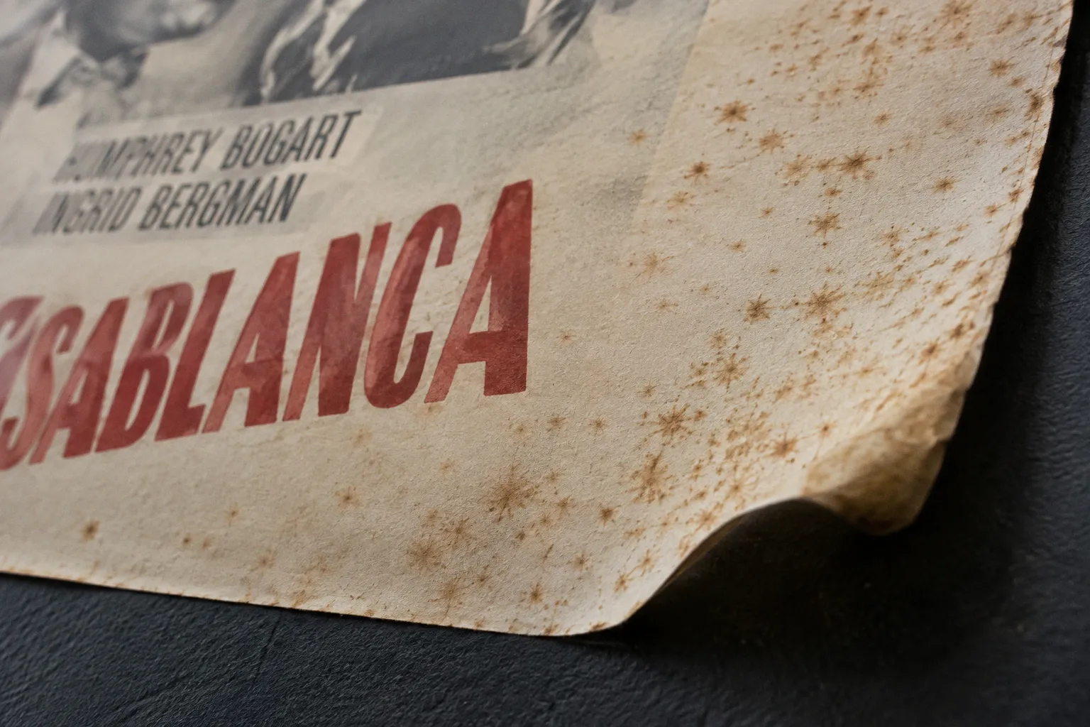 Foxing sur les affiches : le combat d'un collectionneur