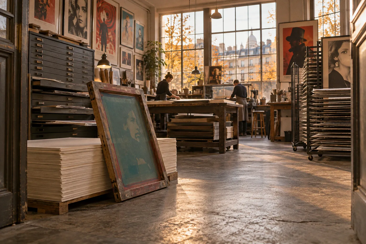 Papier d'art pour sérigraphie : le secret des textures