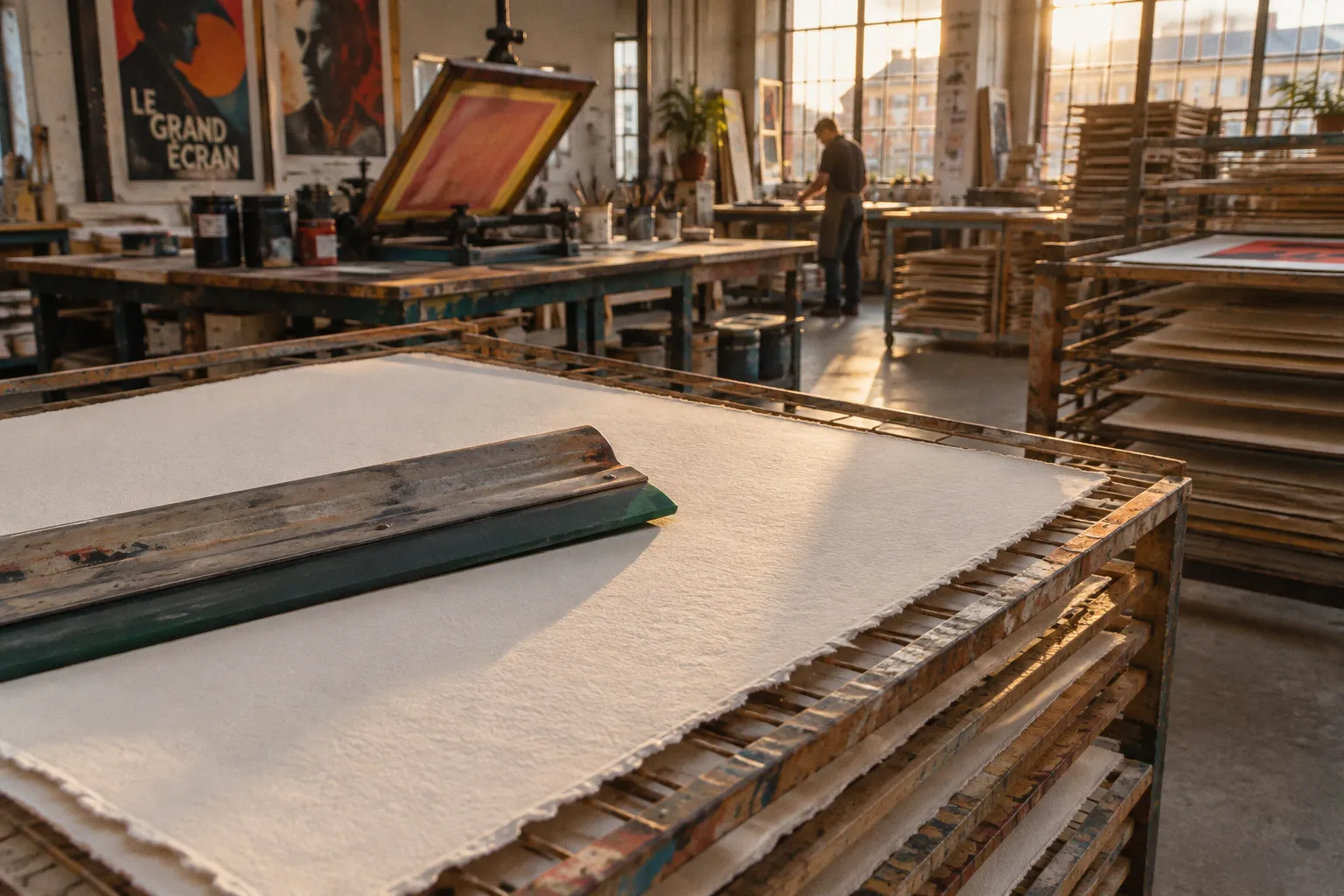 Papier d'art pour sérigraphie : le socle de l'affiche de cinéma