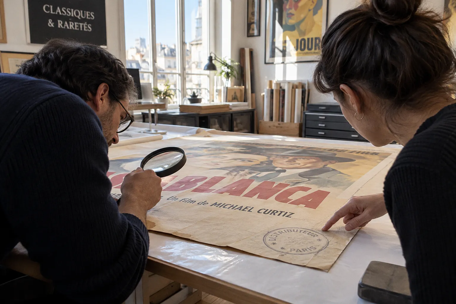 Tampon de distributeur : l'empreinte oubliée des affiches vintage